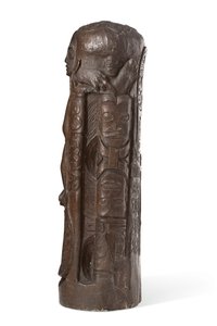 Tahitischer Totem zu Christus am Kreuz, nach 1894