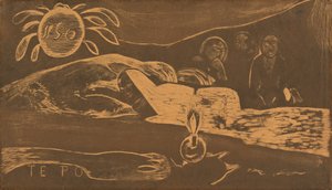 Te Po Die lange Nacht, 1894-1895 von Paul Gauguin