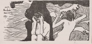 Die schwarzen Felsen von Paul Gauguin