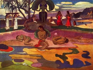 Der Tag des Gottes Mahana No Atua, 1936 von Paul Gauguin