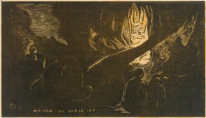 Der Teufel spricht Mahna No Varua Ino, aus Fragrance Noa Noa, 1893-94