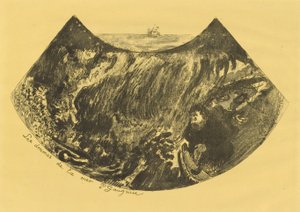 Die Dramen des Meeres (Ein Abstieg in den Mahlstrom) von Paul Gauguin