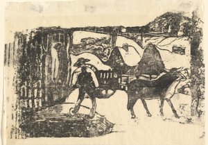 Der Ochsenkarren von Paul Gauguin
