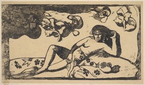 Die Königin der Schönheit - Langorous, 1898 von Paul Gauguin