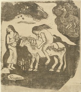 Die Entführung Europas, in oder nach 1895 von Paul Gauguin
