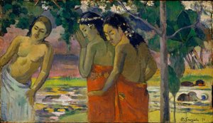 Drei tahitianische Frauen, 1896 von Paul Gauguin