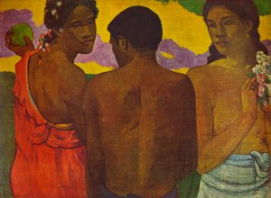 Drei Tahitianer, 1899