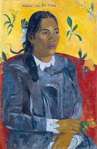 Vahine no te Tiare Frau mit einer Blume