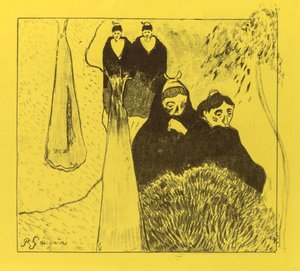 Volpini-Suite: Alte Frauen von Arles (Les Vieilles Filles [Arles]) von Paul Gauguin