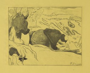 Wäscherinnen, 1889 von Paul Gauguin