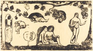 Frauen, Tiere und Laub