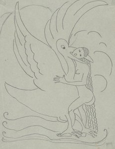 Leda und der Schwan von Paul Gaulois