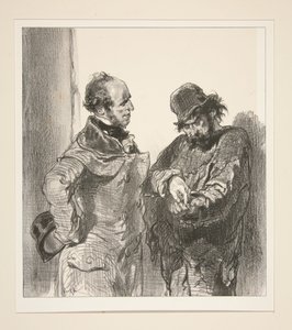(Schlecht verwendetes Geld.) von Paul Gavarni