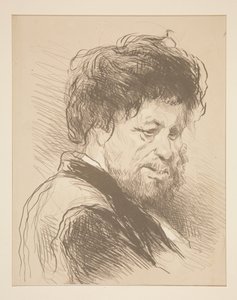 (Büste eines Mannes) von Paul Gavarni