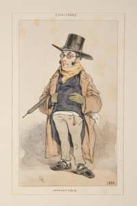 (KOMFORTABEL) - koloriert von Paul Gavarni