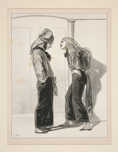 (Amüsierst du dich hier? - Bei Gott, nein.) von Paul Gavarni