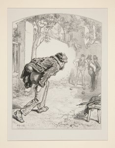 (Die Kugeln) von Paul Gavarni