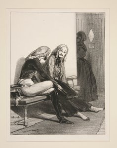 (Die Lastträgerin) - Reden Sie mir nicht von Frauen, die sich im Karneval amüsieren!... von Paul Gavarni