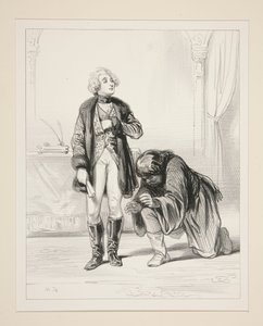 (Der Prinz) Was will dieser Mann? von Paul Gavarni