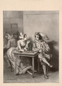 Nach der Quadrille (Nach dem Kontertanz) von Paul Gavarni