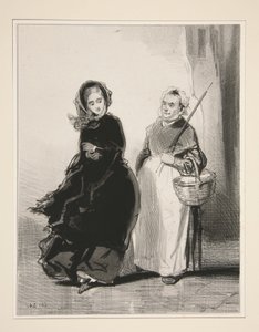 Auf dem Markt von Paul Gavarni
