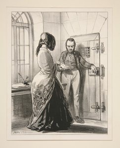 "Mindestens ein Gott lächelt noch der Jugend..." von Paul Gavarni