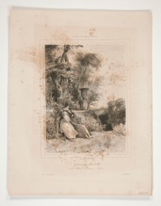 Vor dem Sterben von Paul Gavarni