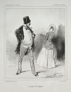 Baliverneries Parisiennes: A portée de lorgnon von Paul Gavarni