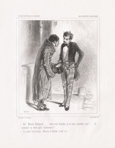 Pariser Albernheiten: Ah! Monsieur Radiguet von Paul Gavarni