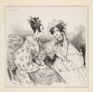 Plauderei von Paul Gavarni