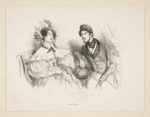 Plauderei von Paul Gavarni