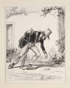 Lieber, er wird morgen jagen... von Paul Gavarni