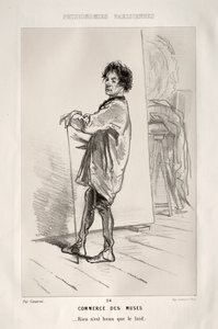 Handel der Musen von Paul Gavarni