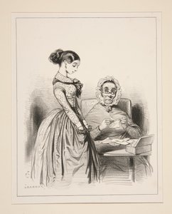 Übermittlung der Dokumente. von Paul Gavarni