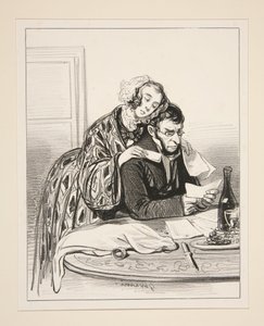 Haushaltsdebatte von Paul Gavarni