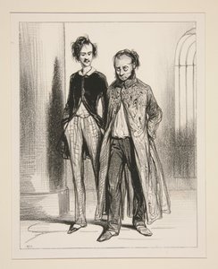 Sagen Sie mal, Alter, heute ist Sonntag. von Paul Gavarni