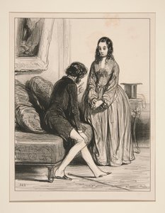 Hör zu, Juliette! Bourdin hat mir alles erzählt... von Paul Gavarni