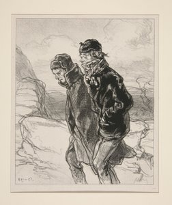 Eh! Nun? Monsieur, heiße Länder sind meinem Temperament entgegengesetzt! von Paul Gavarni