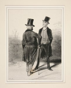 Ei! Wahrhaftig, bei Fräulein de Beaupertuis hatte ich die Ehre, Ihre Bekanntschaft zu machen. von Paul Gavarni