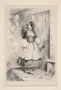 Elle Porta la Main au Leger / Marteau de Fer von Paul Gavarni
