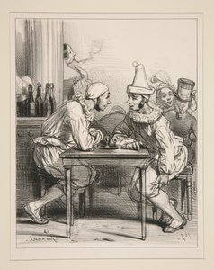 Was für ein Treffen!... von Paul Gavarni