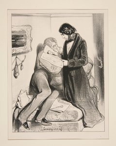 Studie des Morgens von Paul Gavarni