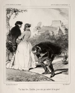 Faite et Gestes du Propriétaire von Paul Gavarni