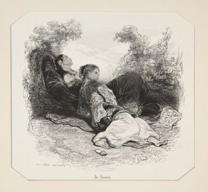 Blumen des Orients von Paul Gavarni
