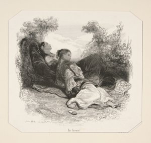 Blumen des Orients von Paul Gavarni