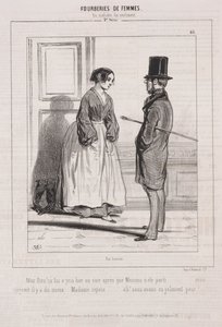 Fourberies de Femmes: En matière de sentiment, 1842 von Paul Gavarni
