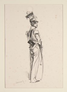 GARDE NATIONAL zu Pferd von Paul Gavarni