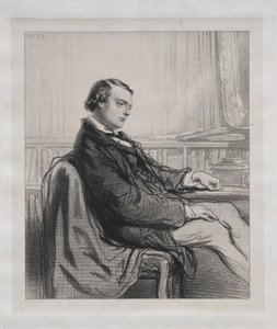 Gentlemen der Presse: Théodore de Banville von Paul Gavarni