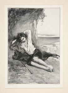 Godefroy, der kleine Eremit von Paul Gavarni