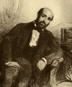Henry Murger (1822-61) von Paul Gavarni